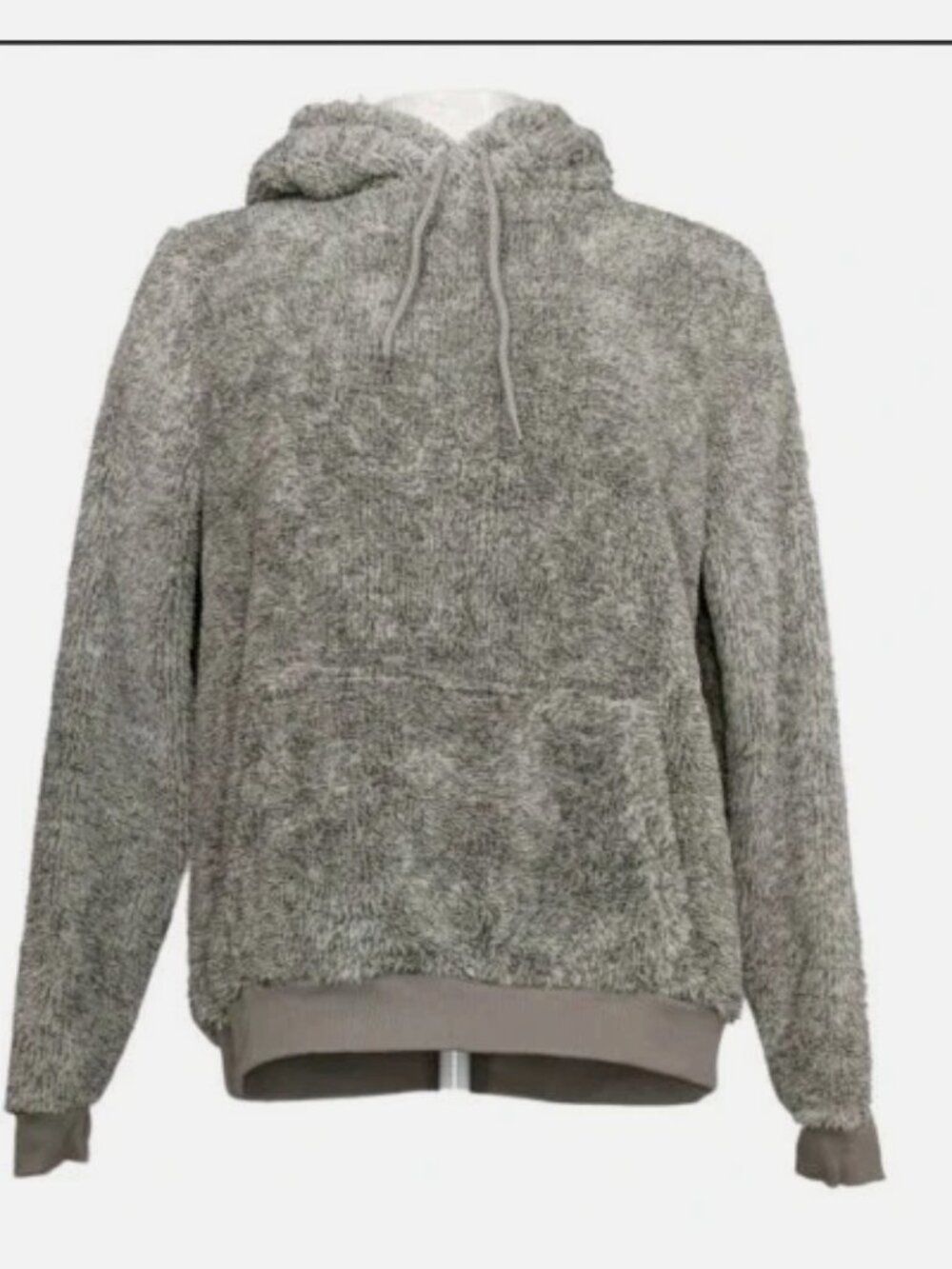 BumbleBella by Jill Martin Wellsoft Pullover Hoodie-Heather Gray-XL-NEW-A521199